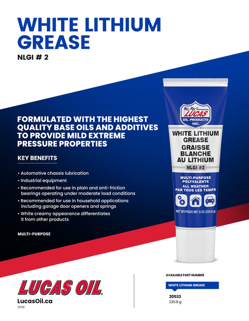 LUCAS White Lithium Grease