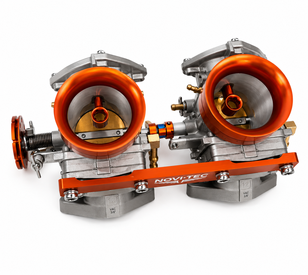 NOVI-TEC Dual 48mm Carburetor Assembly