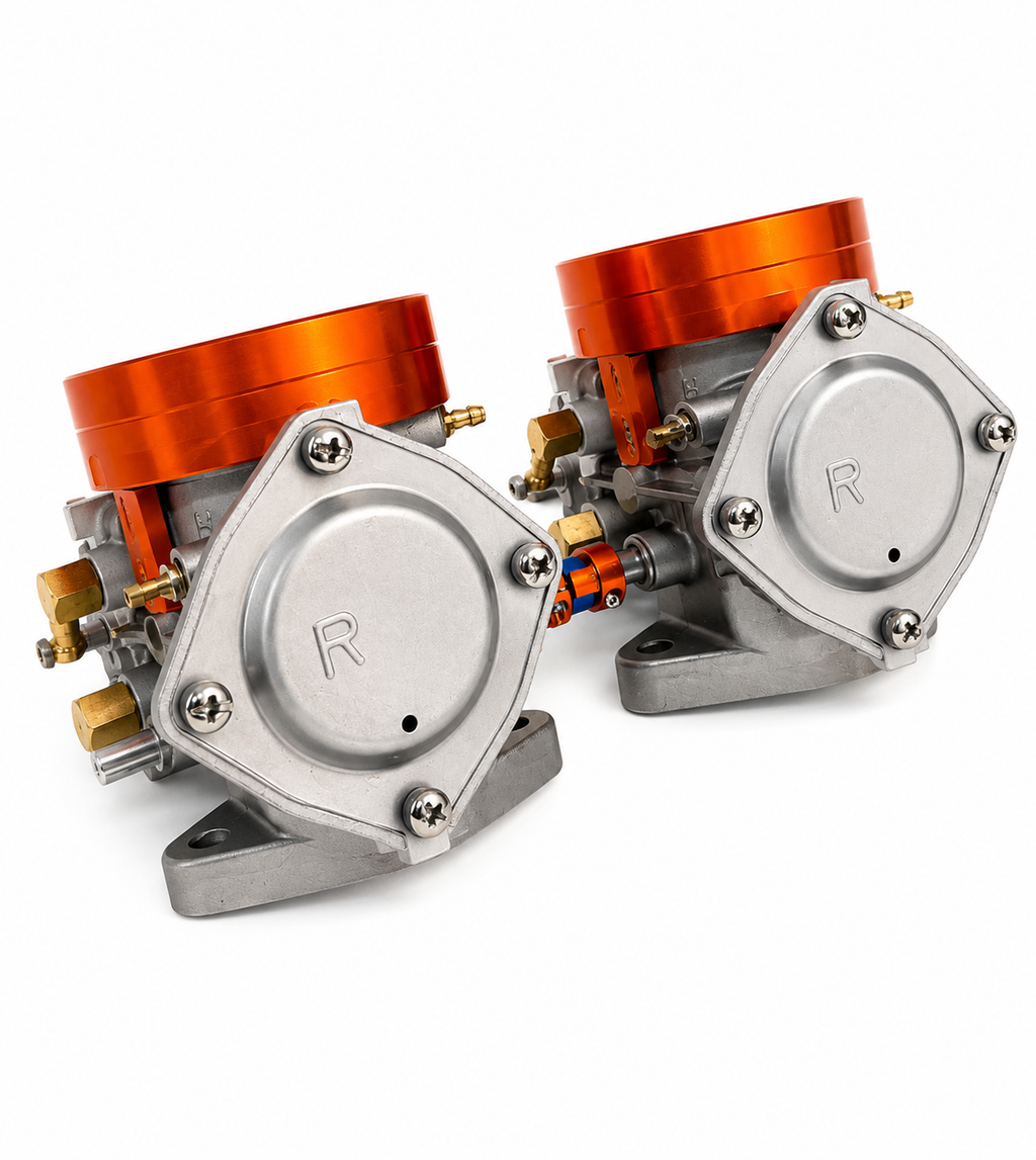 NOVI-TEC Dual 48mm Carburetor Assembly